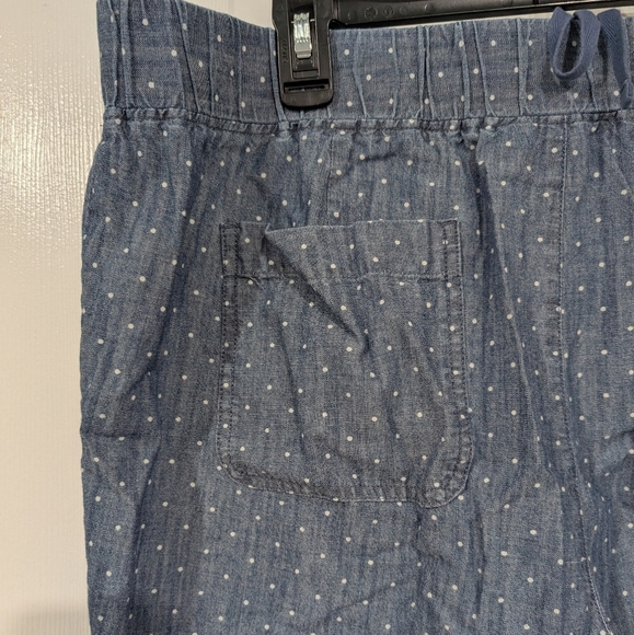 Talbots Chambray with White Polka Dots Casual Shorts in 16 - Picture 7 of 11